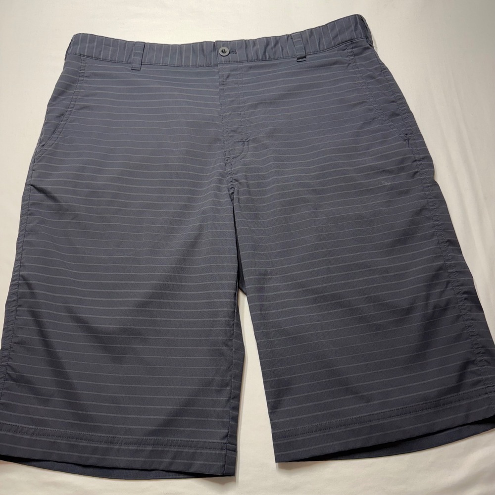 Nike Golf Tour Performance Dri-FIT Shorts Mens 34 Black Pinstripe Stretch